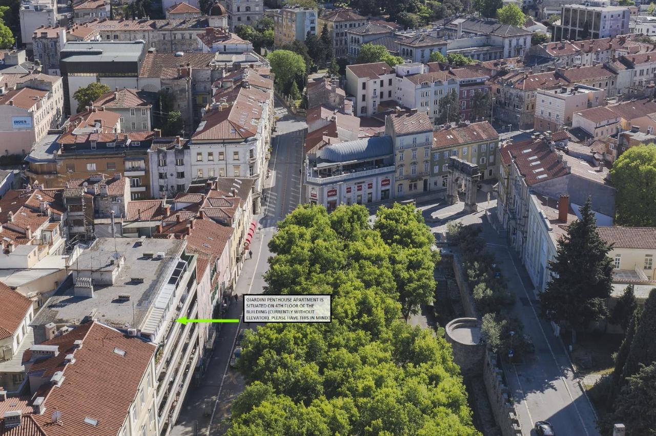 Giardini Penthouse Apartment Pula Buitenkant foto